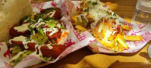 Nashville Kebab and Chick n Parm Teller at Döner Summer in York