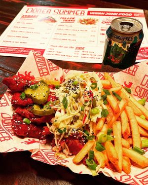 Buttermylk fried chicken  #Veganuary at Döner Summer in York