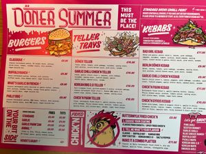 great vegan menu at Döner Summer in York