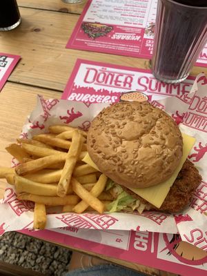 What’s garlic in French burger   at Döner Summer in York
