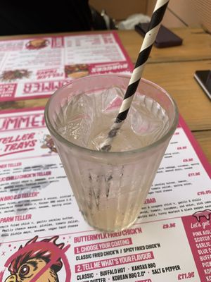 Rhubarb & rosehip soda   at Döner Summer in York