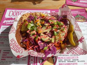 Doner flat bread at Döner Summer in York