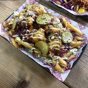 Chick’n parm teller  at Döner Summer in York