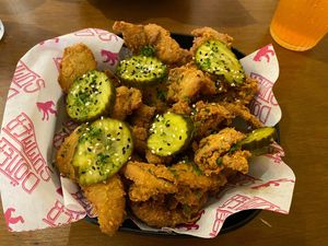 Honey butter fried chick'n at Döner Summer in York