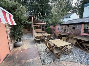 Garden dining area   at Döner Summer in York