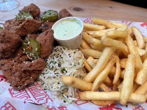 Fried Chikn combo  at Döner Summer in York