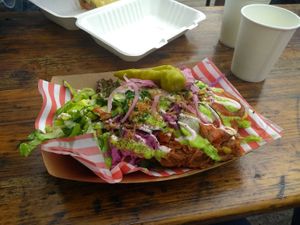 Doner and shawarma teller  at Döner Summer in York