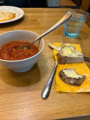 Lentil soup  at Zilla in Vantaa