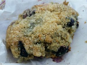 vegan scone at Mana Foods in Paia