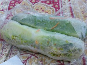 fresh rolls at Mana Foods in Paia
