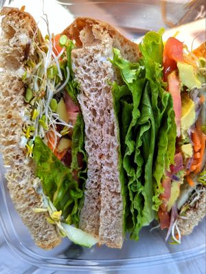 The most delicious sandwich! at Mana Foods in Paia