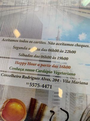 Address and hours at Lanches 204 in Sao Paulo