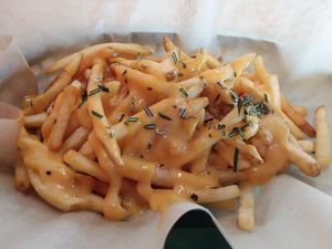 Vegan Truffle Cheese Fries at Toasted in Windermere