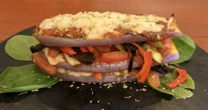 eggplant lasagna!  at La Masa Pizzería Conceptual in San Juan