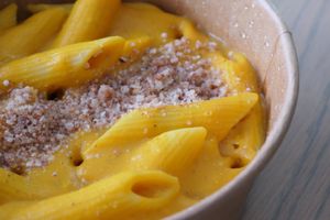 Mac and cheese   at Bamboo Plant Power in Cape Town