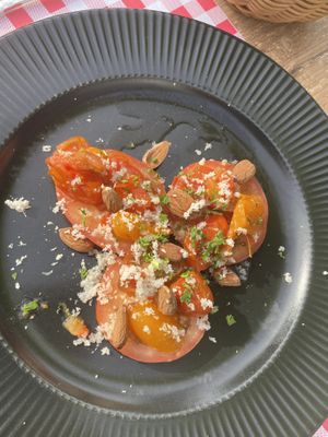 Tomato tapas  at Bodilles Kro in Skagen