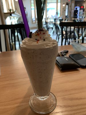 Cookies and cream shake at Korny Vibes in Houston