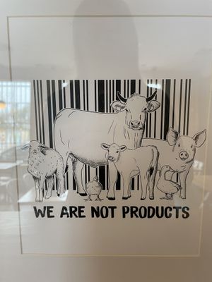 Cute art everywhere! 🐖 🐄   at Korny Vibes in Houston