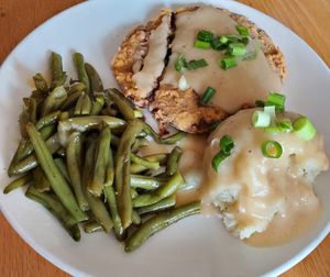 Country-fried deliciousness 😋 at Korny Vibes in Houston