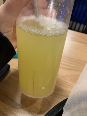 Pineapple aguafresca at Korny Vibes in Houston