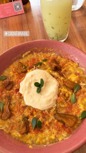 Risoto de cajuí e carne de jaca  at Cajui in Sao Paulo