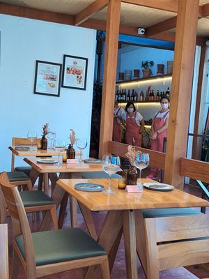 Look at their uniforms at Cajui in Sao Paulo