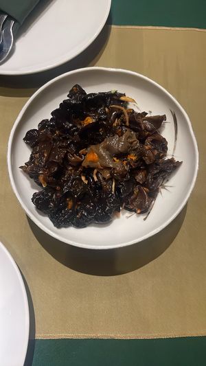 wood ear mushrooms - a textural experience   at Morning Glory Original in Hoi An