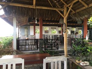 restaurant by the ocean at Segara Lestari in Tejakula