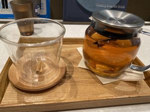 Cinnamon Hojicha  at lyemon 伊右衛門カフェ in Kawasaki