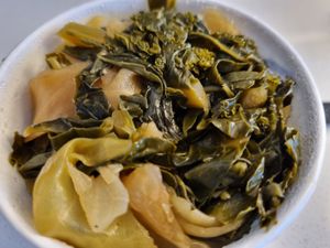 Greens at Vegans of Seitan in City Of Orange