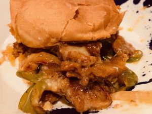 Philly Cheese Steak Slider at Vegans of Seitan in City Of Orange