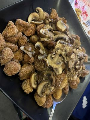 Tempeh Marsala (handmade fava bean tempeh)  at Sound & Savor in Oakland