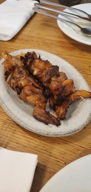 oyster mushrooms (the best) at Bubala - Spitalfields in East London