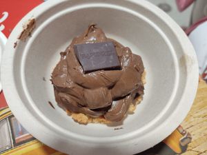 Mousse vegana at La Rucola in Tenerife