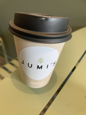 Exceptional coffee  at Jumi's Cafe in South Yarra