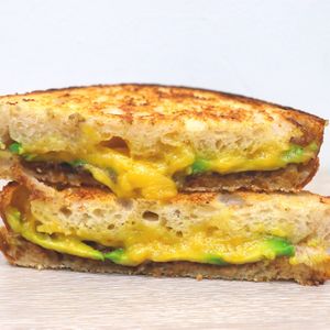 Vegemite, avocado & 'cheese' at Jumi's Cafe in South Yarra