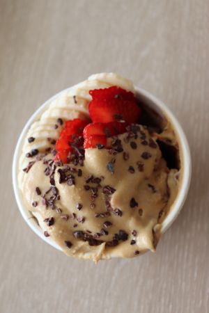 Comfort acai bowl at Jumi's Cafe in South Yarra