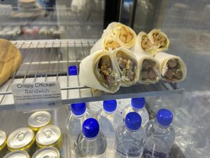 Vegan Chicken wrap  at Jumi's Cafe in South Yarra