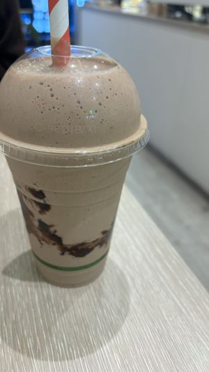 Ferrero rocher smoothie  at Jumi's Cafe in South Yarra