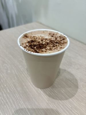 Hot chocolate   at Jumi's Cafe in South Yarra