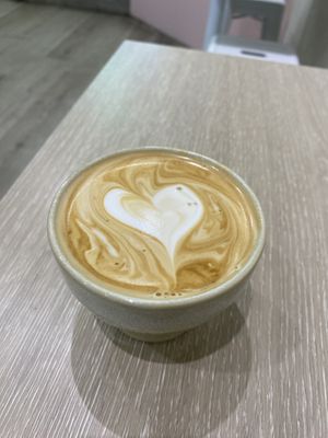 Latte   at Jumi's Cafe in South Yarra