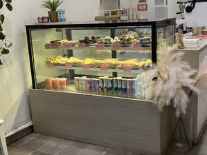 cabinet   at Jumi's Cafe in South Yarra
