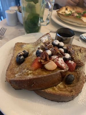 Vegan French Toast  at Moose Coffee in Leeds