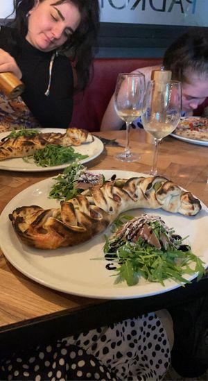 Calzone at Padrone Pizza in Helensburgh