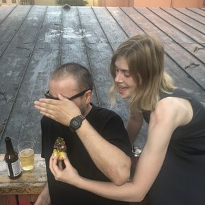 vegan abuse ;) at Stay Gold Pizza Spot in St Petersburg