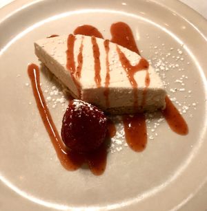 Vegan cheesecake. Divine    at La Locanda Ristorante Italiano in Scottsdale