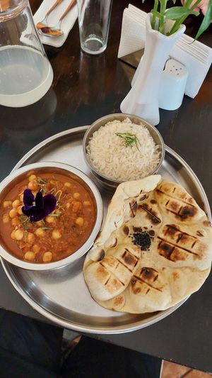 Chana masala at Taste of India in Cusco