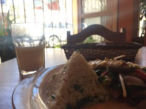 It tasted good too 😋 at Ganimedes in Piura