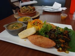 Bandeja criolla at El Trapiche in Panama City