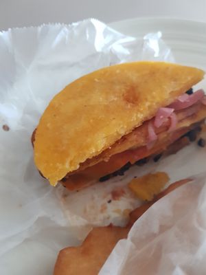 Vegan sandwich at El Trapiche in Panama City